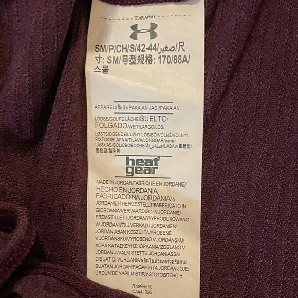 Under Armour Burgundy Racerback Tank Small - Picture 11 of 16